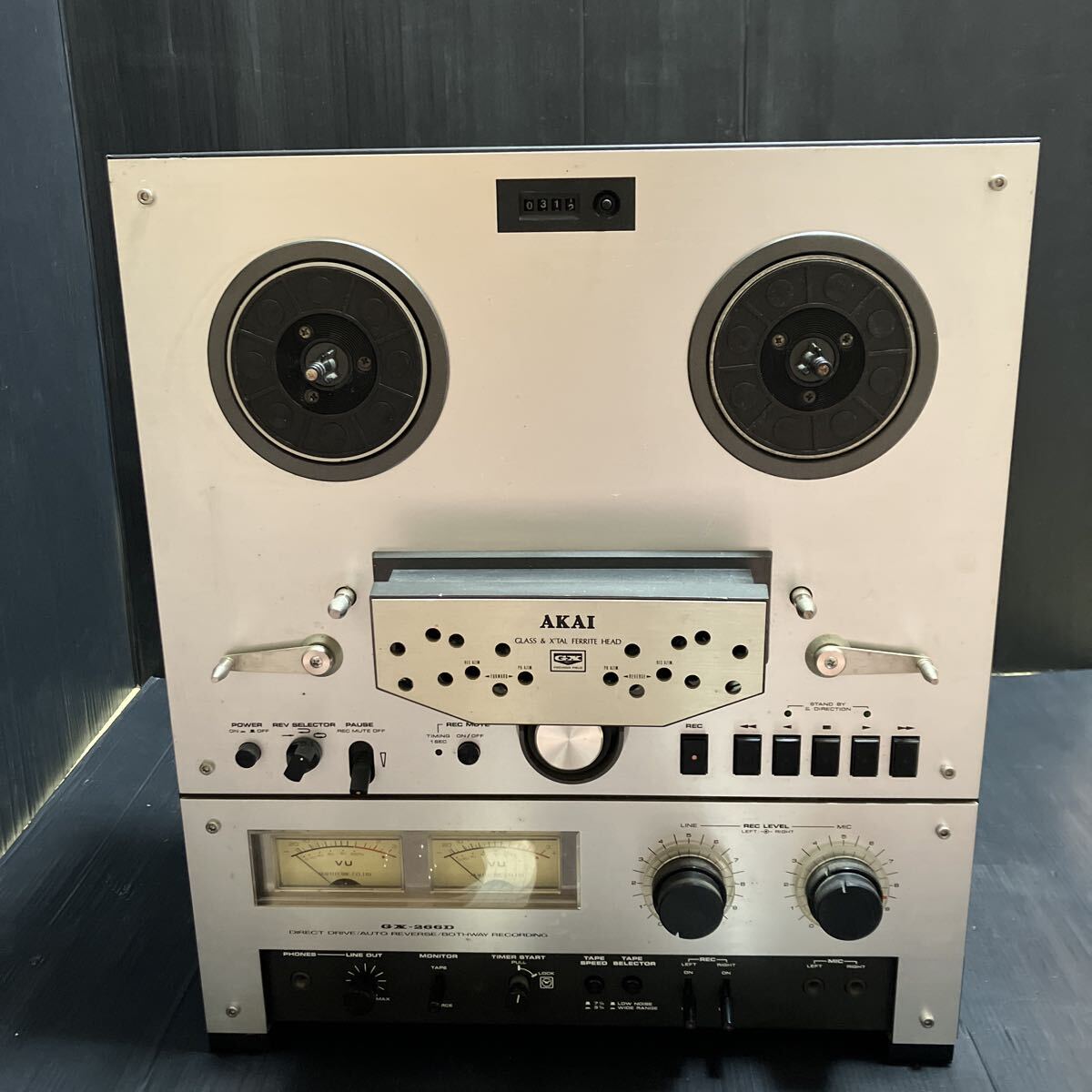 ● AKAI GX-266D オープンリールデッキ 高額買取実施中!!】AKAI アカイ オープンリールデッキ GX-266D