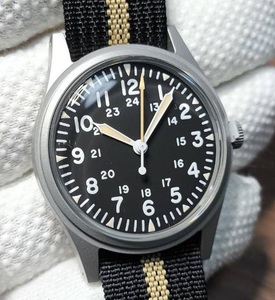 NO LOGO ミリタリーウォッチ パイロットウォッチ オマージュ MOD MIYOTA ベトナム戦争 特殊部隊 ビンテージ アンティーク WMT MWC CWC