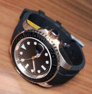 RG NO LOGO ノーロゴ ヨットマスター オマージュ 自動巻き 機械式 NH35 NH35A セラミック サファイア ステンレス ダイバー MOD カスタム