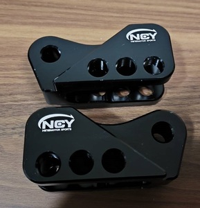 黒3x2 NCY ロンホイ ロングホイール ブラケット アルミ削り出し 左右セット シグナス PCX ADV150 AEROX JOG125 NVX125 NMAX