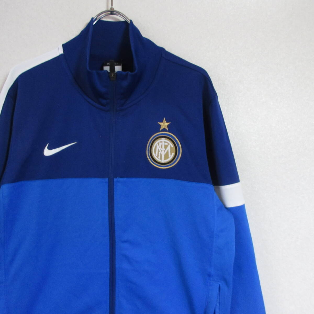 【美品・未使用・レア】Nike Inter Milan 長袖ジャージ インテル Inter Milano インテル 97/98 レトロジャケット(ブルー) 972