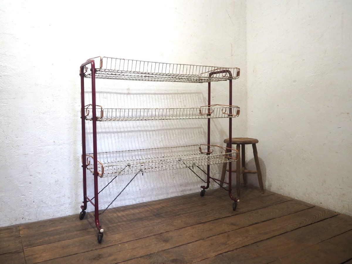 2025年最新】Yahoo!オークション -ビンテージ ワイヤーラックの中古品