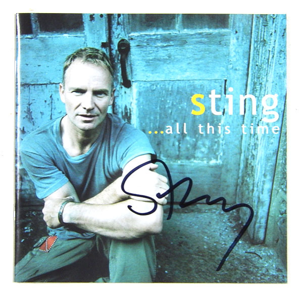 sting直筆サイン Yahoo!オークション -「スティング サイン」(サイン) (記念品