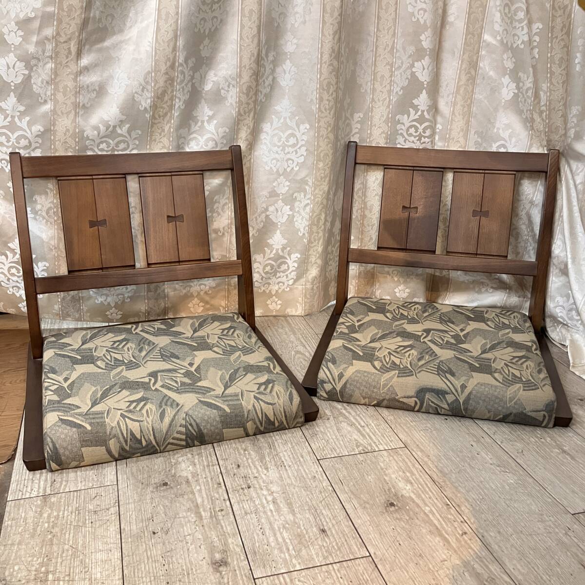 カリモク「木組」シリーズ 座椅子: 1脚／中古品 カリモク「木組」シリーズ 座椅子: 1脚／中古品 カリモク「木組