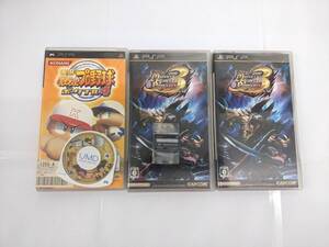 【2913】★1円スタート★ PSP ソフト まとめ メモリー microSD 32MB モンスターハンター3rd パワフルプロ野球ポータブル4 銀魂 すごろく