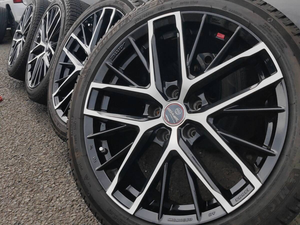 ☆Yoshi☆様送料込 18×8J +38 5穴 溝有 225/45R18 ☆Yoshi☆様送料込 18×8J +38 5穴 溝有 225/45R18 - メルカリ