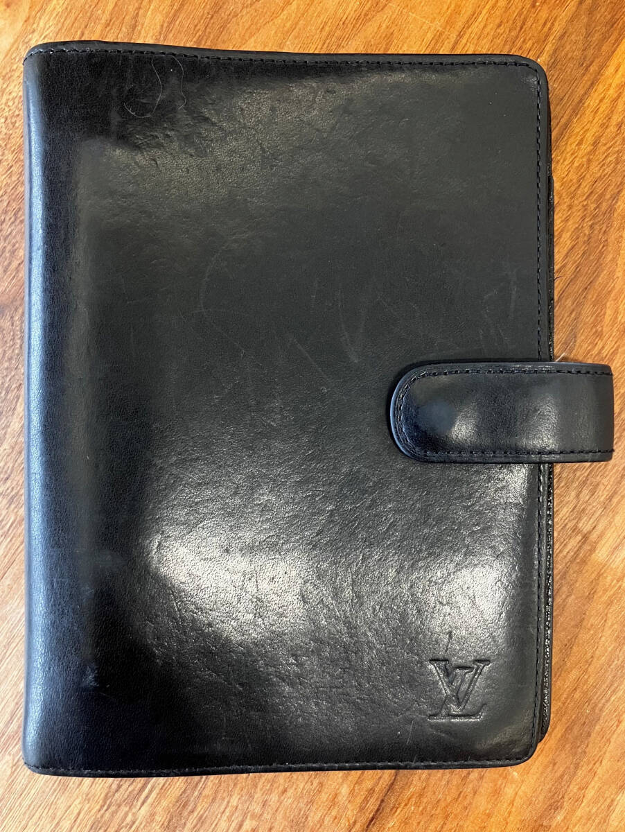 新品未使用☆LOUIS VUITTON スケジュール帳 黒 ルイヴィトンの手帳 中古通販 | ブランディア