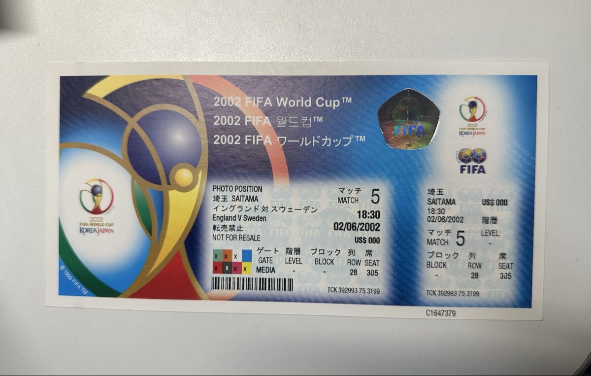 【★非売品★】貴重2002 FIFA　記念品チケットホルダー ☆非売品☆】貴重2002 FIFA 記念品チケットホルダー 2025年最新