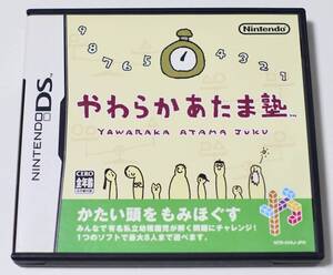 送料込 動作確認済 任天堂 Nintendo DS やわらかあたま塾 脳活性化ソフト 1~8人用 ニンテンドー DS ゲームソフト