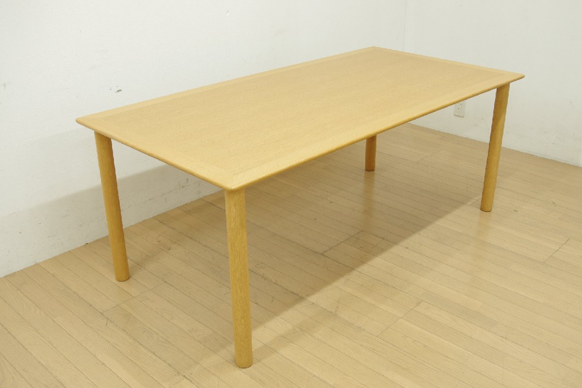 極上美品/特注品　カンディハウス カバ柾目材ダイニングテーブル W250cm 極上美品/特注品 カンディハウス カバ柾目材ダイニングテーブル
