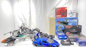 ジャンク品 ラジコン まとめ売り バイク ヘリコプター 車 BIGヘリコプター RA-D01 HARLEY-DAUIDSON 他