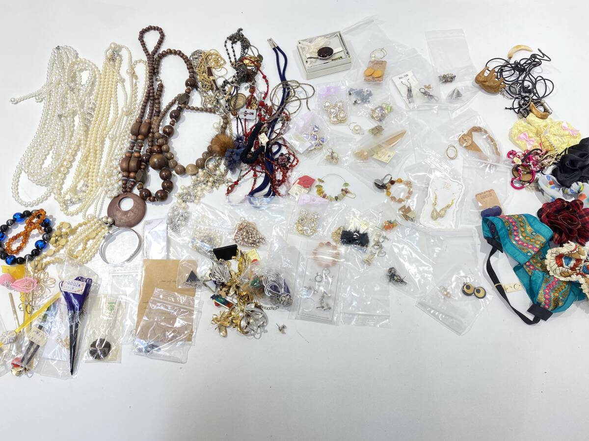 ち*す様 アクセサリー ジャンク 生前 遺品整理 ネックレス ブローチ ピアス パール K18ネックレス兼ブローチ(アコヤ真珠/花水木＜ハナミズキ