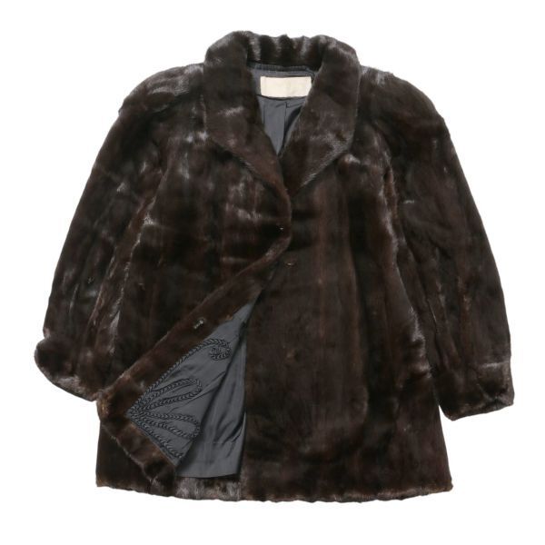 最終お値下げ◎GEOFFREY 逆毛ミンク コート Yahoo!オークション -「サガミンク コート」の落札相場・落札価格