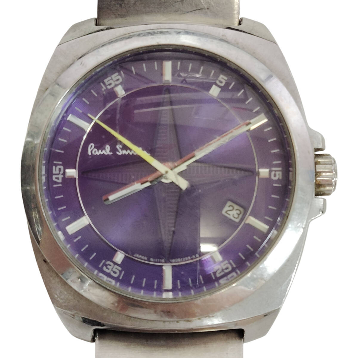 PaulSmith ポールスミス 腕時計 クォーツ アイレット パープル 中古・古着通販】PAUL SMITH (ポールスミス) 腕時計 パープル