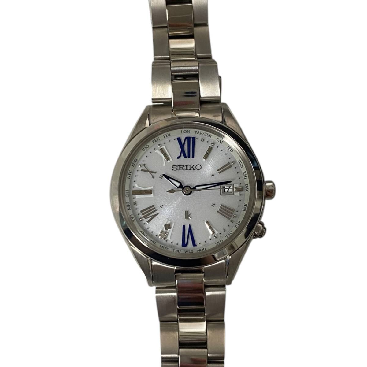 稼働美品 限定 セイコーLk レディース腕時計 1B35-0AG0 1Pダイヤ 稼働美品 限定 セイコーLk レディース腕時計 1B35-0AG0 1Pダイヤ