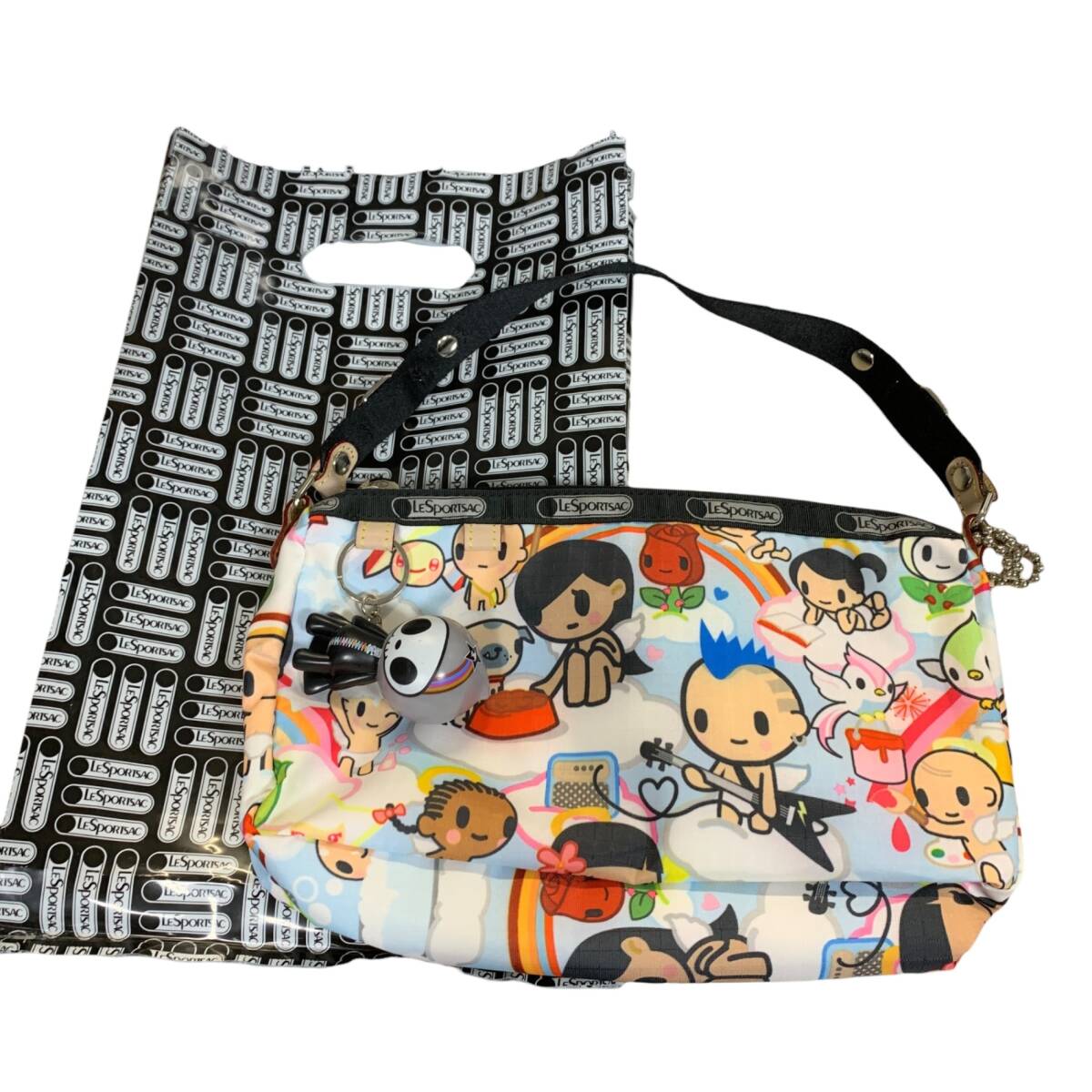 ★【未使用級】 トキドキフォーレスポートサック 2WAYボストンバッグ LeSportsac (レスポートサック)ボストンバッグ 2291C378