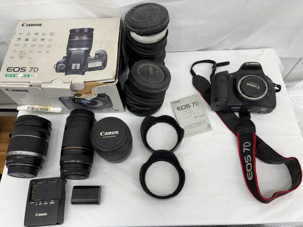 キヤノン EOS 7D EF-S 18-200 IS レンズキット 中古 CANON EOS 7D EF-S18-200 IS レンズキット オークション比較