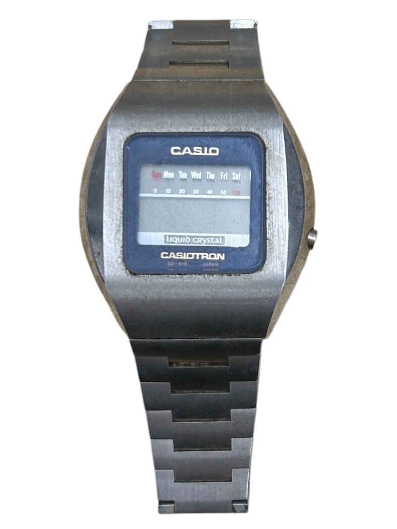 時計 CASIO CASIOTRON 02-503 Casio 50th Anniversary Casiotron Zero To One Black Dial