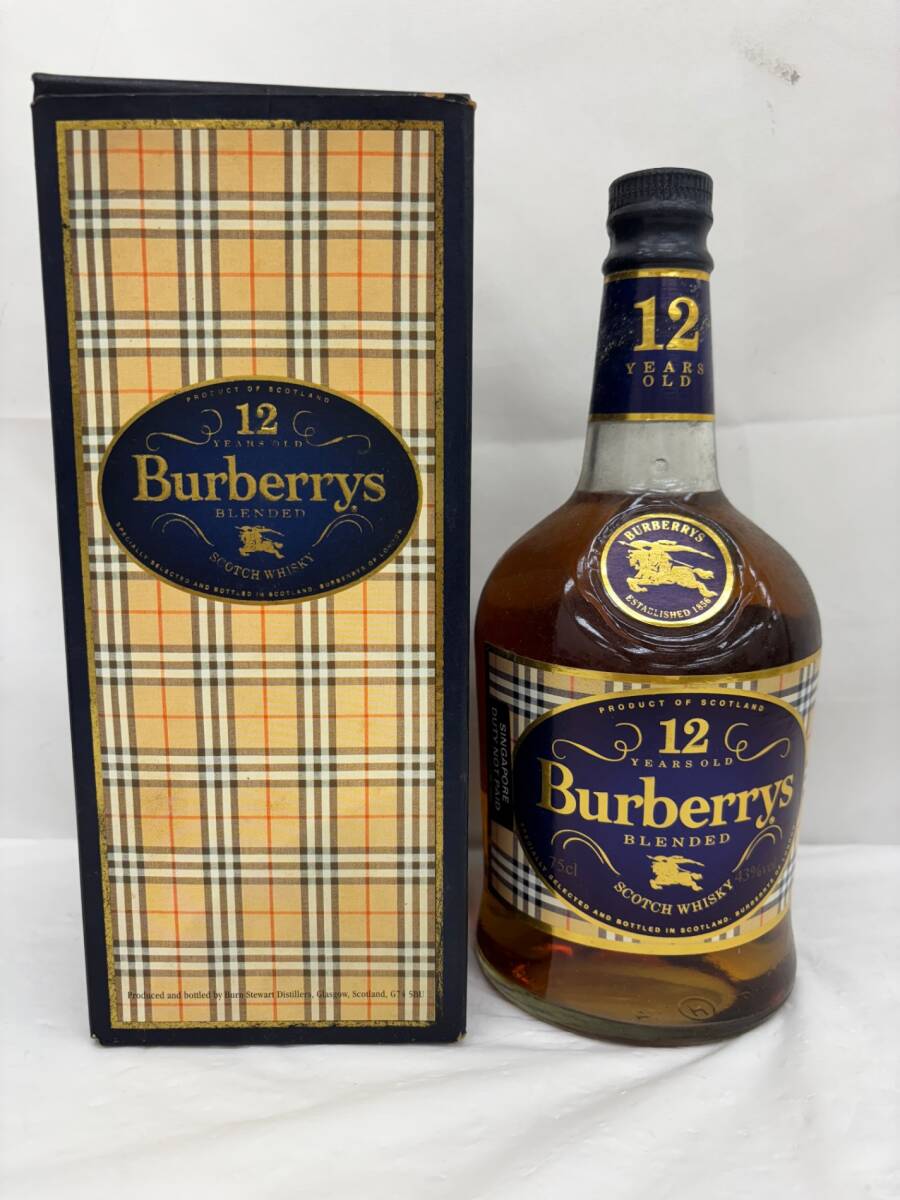 【古酒】Burberry シングルモルトウイスキー 750ml 1968年熟成 年内で廃棄します【古酒】Burberry's シングルモルトウイスキー