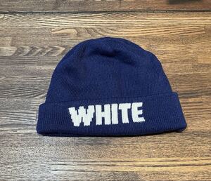 WHITE MOUNTAINEERING ホワイトマウンテニアリング キャップ ニットキャップ ニット帽 ビーニー 帽子 ロゴ