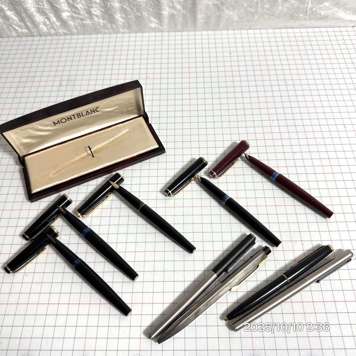 MONTBLANC 万年筆32 ケース付き Yahoo!オークション -「モンブラン万年筆32」の落札相場・落札価格