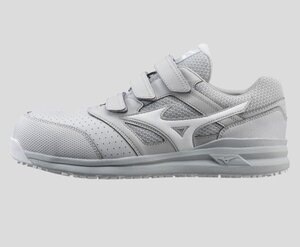 новый товар не использовался 26.5cm EEE Mizuno mizuno Pro tech tib спортивные туфли almighty LSⅡ 22L безопасная обувь F1GA210105 светло-серый × белый