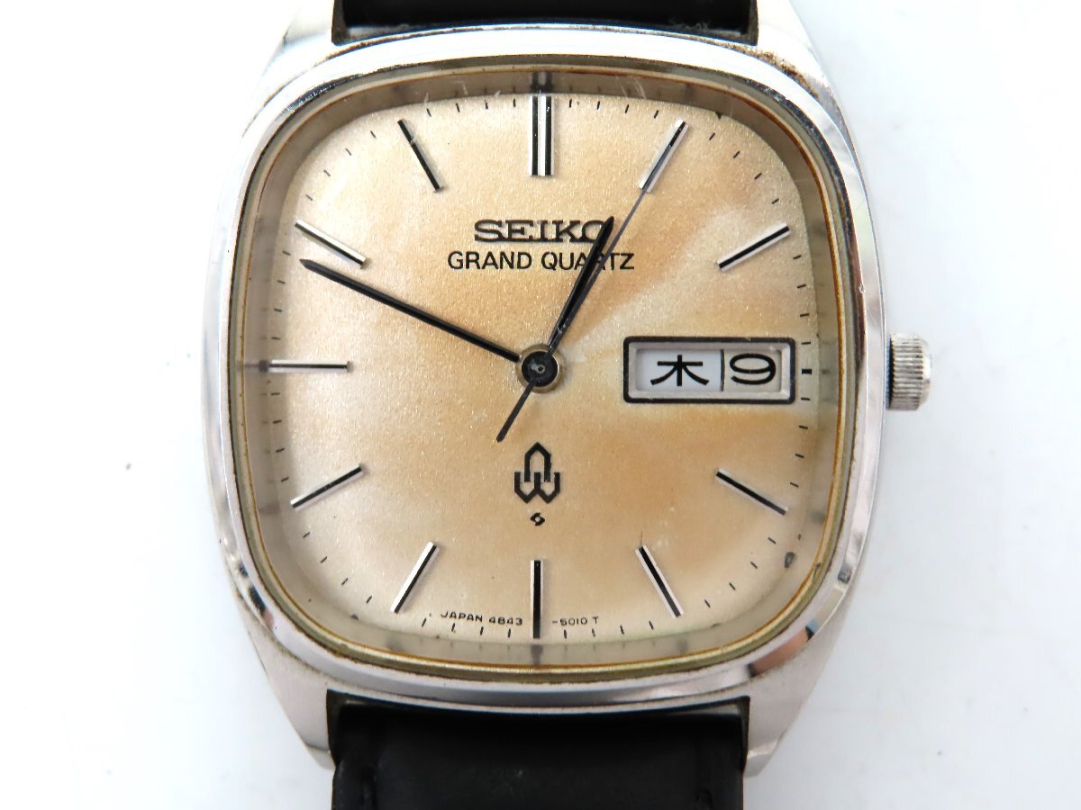 値下げ　セイコー グランドクォーツ【4842-5011】稼働品 SEIKO GRAND QUARTZ 4842-5011セイコーグランドクォーツ - メルカリ