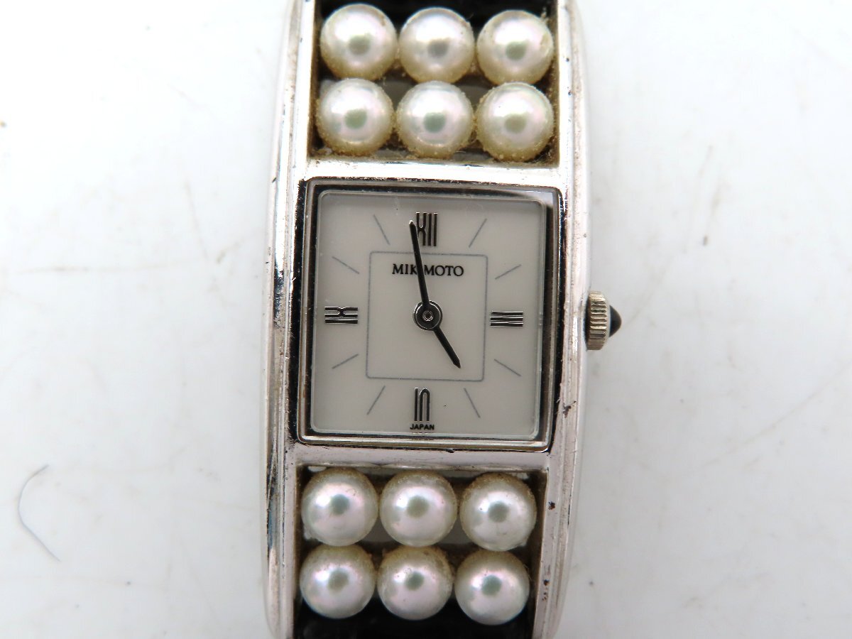 【美品】MIKIMOTO クリスタルラッカー　時計　動作確認済み！ Yahoo!オークション -「mikimoto 腕時計」(その他) (ミキモト)の