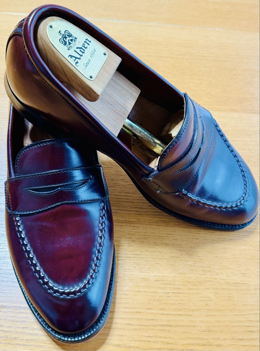 【美品】オールデン コードバン コインローファー　alden 美品/希少品” ALDEN（オールデン）× Frans Boone別注 Coin