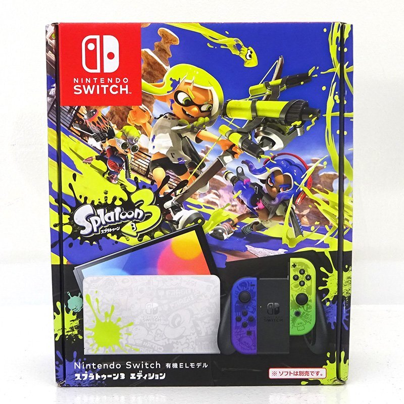 美品　Nintendo Switch本体スプラトゥーンEdition 初期化済 Nintendo Switch 有機ELモデル スプラトゥーン3エディション