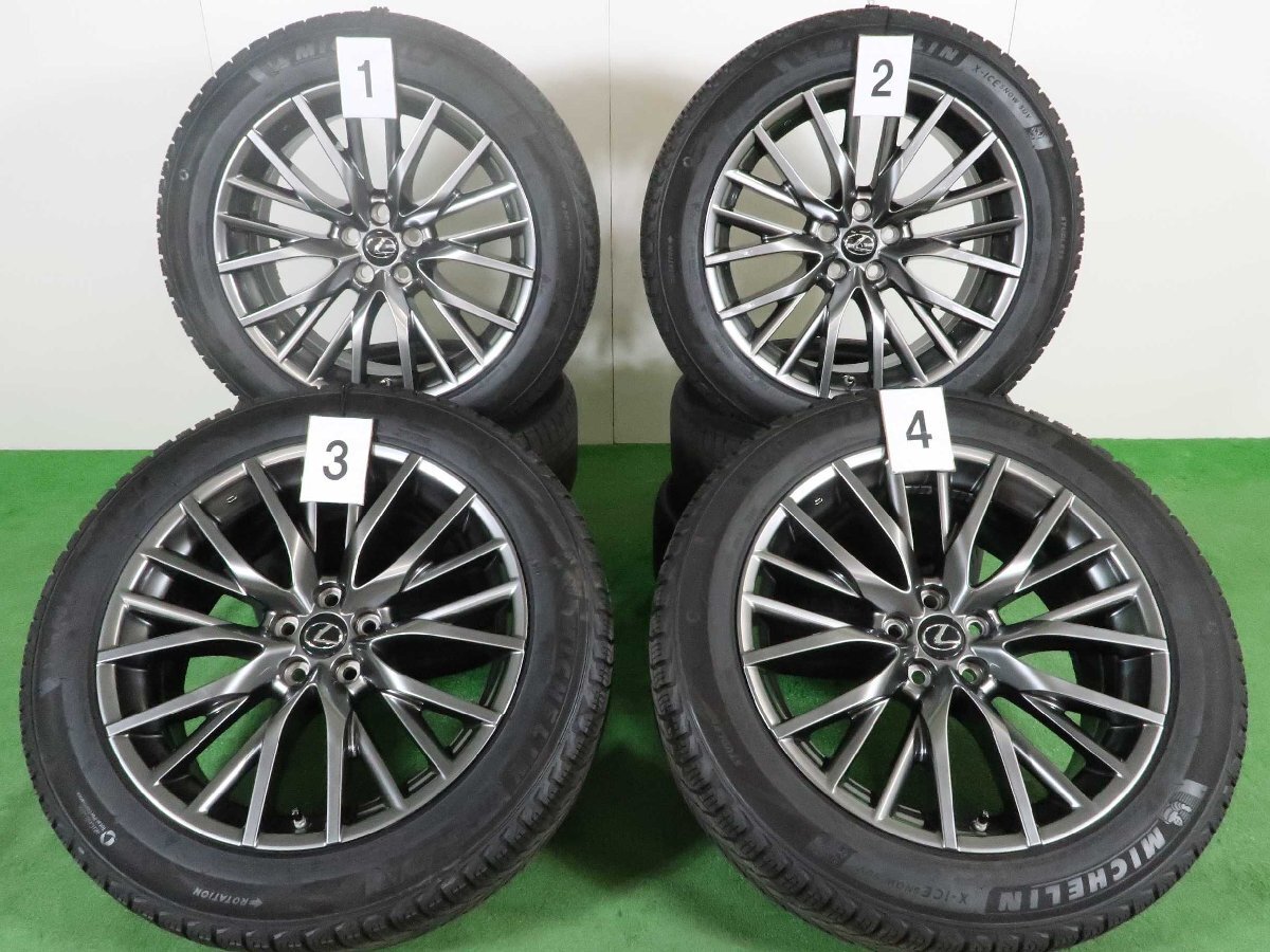 LEXUS RX450h 純正ホイール20インチ 【美品】スタットレスタイヤ4本 レクサスRX 450h fスポーツ 純正ホイール 20インチ 4本セット 美