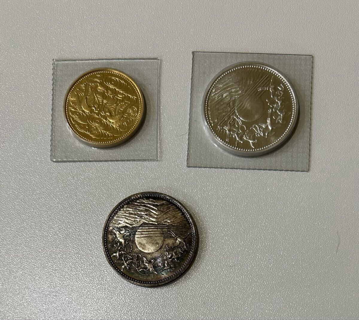 Norit  御在位60年 1万円銀貨 2枚 1万円銀貨 2枚セット 天皇御在位60年 記念 昭和61