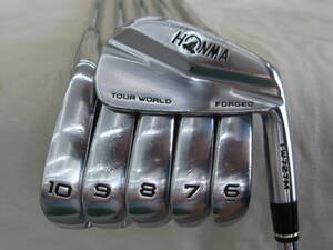 @ б/у ликвидация Honma / Honma TOUR WORL TW727M Tour world 6шт.@ динамик Gold DG S200