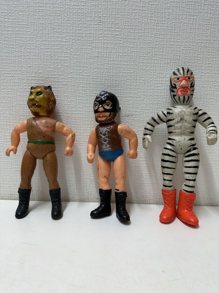 タイガーマスク　悪役5体セット　中嶋製作所　当時モノ タイガーマスク 悪役5体セット 中嶋製作所 当時モノ タイガーマスク