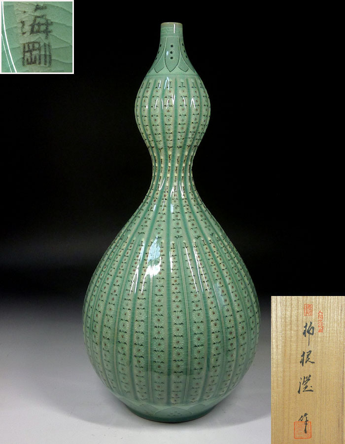 Yahoo!オークション -「高麗青磁 花瓶」(骨董陶磁器一般) (中国、朝鮮