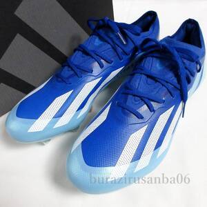новый товар стандартный товар Adidas высококлассный футбол шиповки X k Lazy First замена тип мягкий земля ground для натуральный газонная трава для синий серия 26.5.