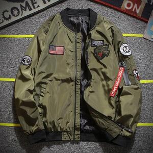 新作大人気メンズ フライトジャケット ジャンパー ブルゾン M~4XLサイズ ネイビー 黒 3色 お色選択可