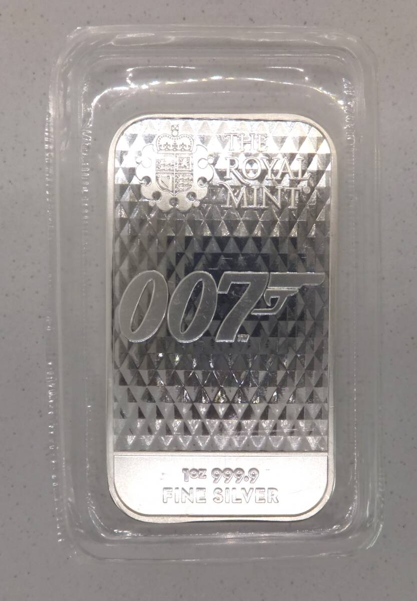 限定5000枚　007 ジェームス・ボンド(1ドルカラー銀貨)2020年 限定5000枚 007 ジェームス・ボンド(1ドルカラー銀貨)2020年