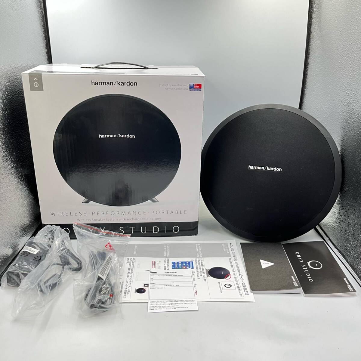 新品未開封　ハーマンスピーカーワイヤレス harman/kardon、無指向性のスケルトンワイヤレススピーカー
