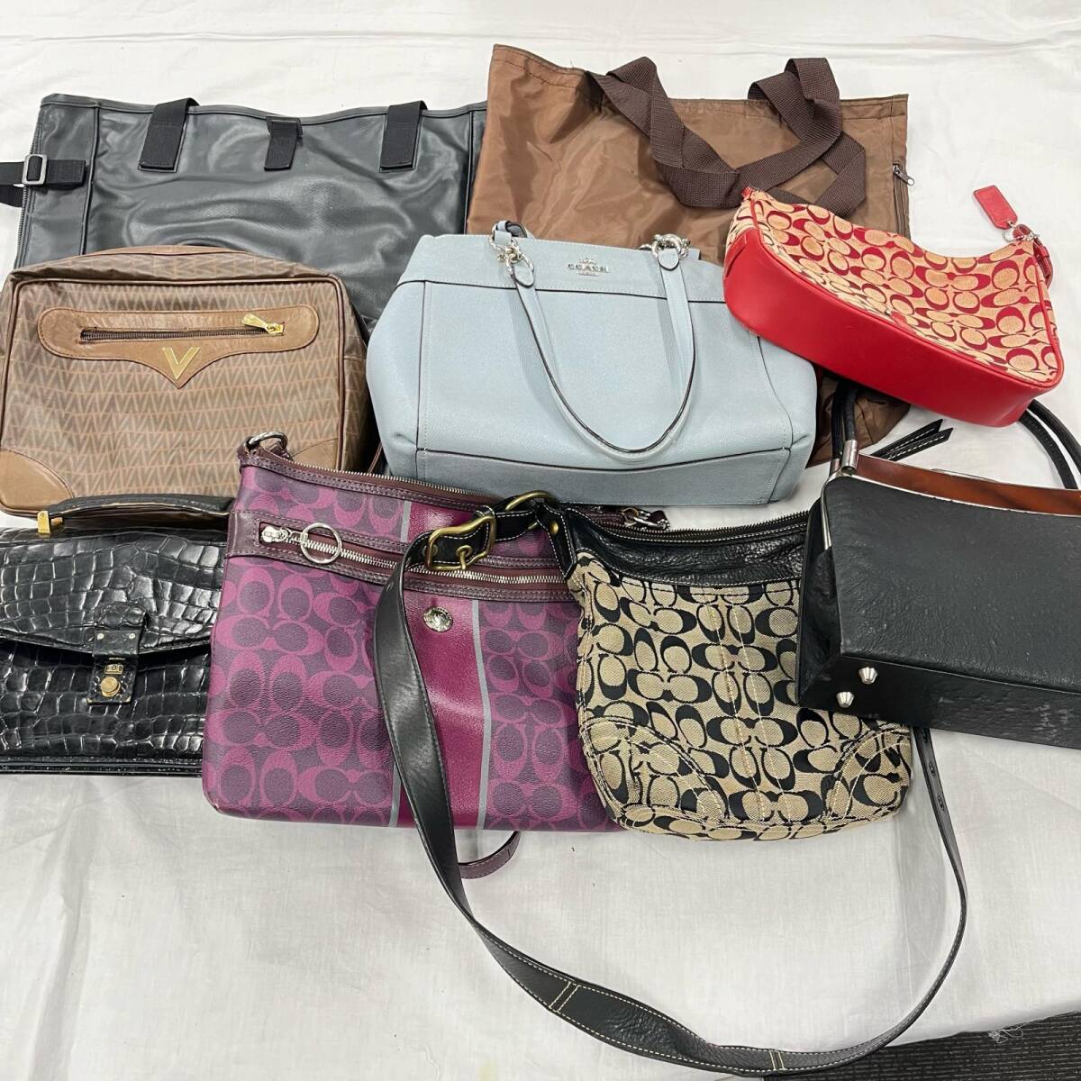 1SA98 1円～ ブランド バッグ まとめ 11点 ルイ・ヴィトン コーチ サマンサタバサ 他 ハンドバッグ 他 レディース 中古 現状品 365日使えるトートバッグ、注目のワンショルダーバッグを\u201c8万円台以下