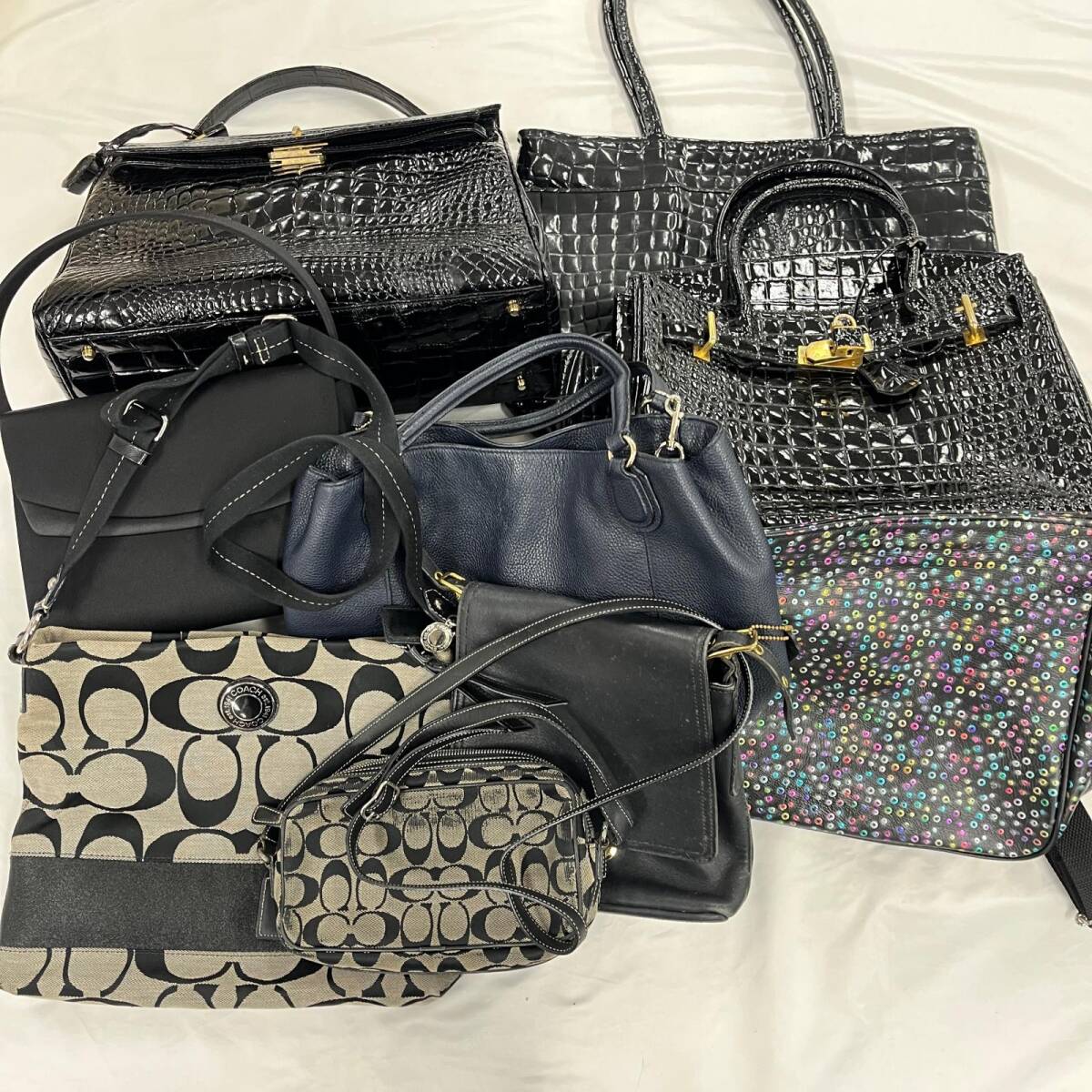 1SA98 1円～ ブランド バッグ まとめ 11点 ルイ・ヴィトン コーチ サマンサタバサ 他 ハンドバッグ 他 レディース 中古 現状品 365日使えるトートバッグ、注目のワンショルダーバッグを\u201c8万円台以下