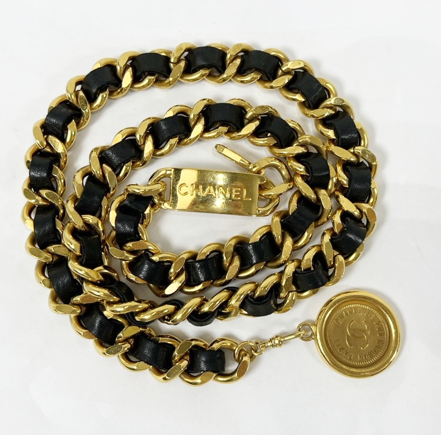 Yahoo!オークション -「シャネル チェーンベルト」(し