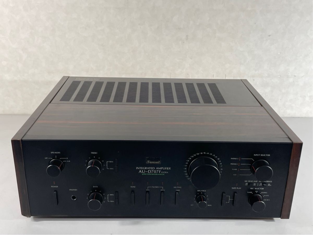 サンスイ AU-D707F EXTRA プリメインアンプ SANSUI AU-D707F EXTRA プリメインアンプ メンテナンス施工済