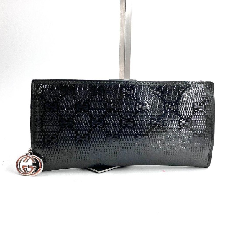 値下げ！GUCCI長財布ブラックインプリメ GUCCI グッチ 長財布 GGインプリメ ブラック : NUIR BRAND