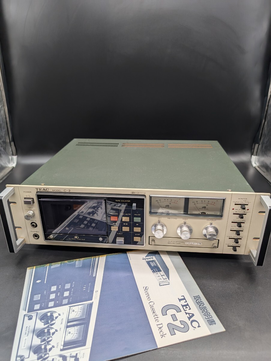 TEAC MODEL C-2 カセットデッキ ジャンク TEAC C-2 – Audiolife － Enjoy your audio life!!
