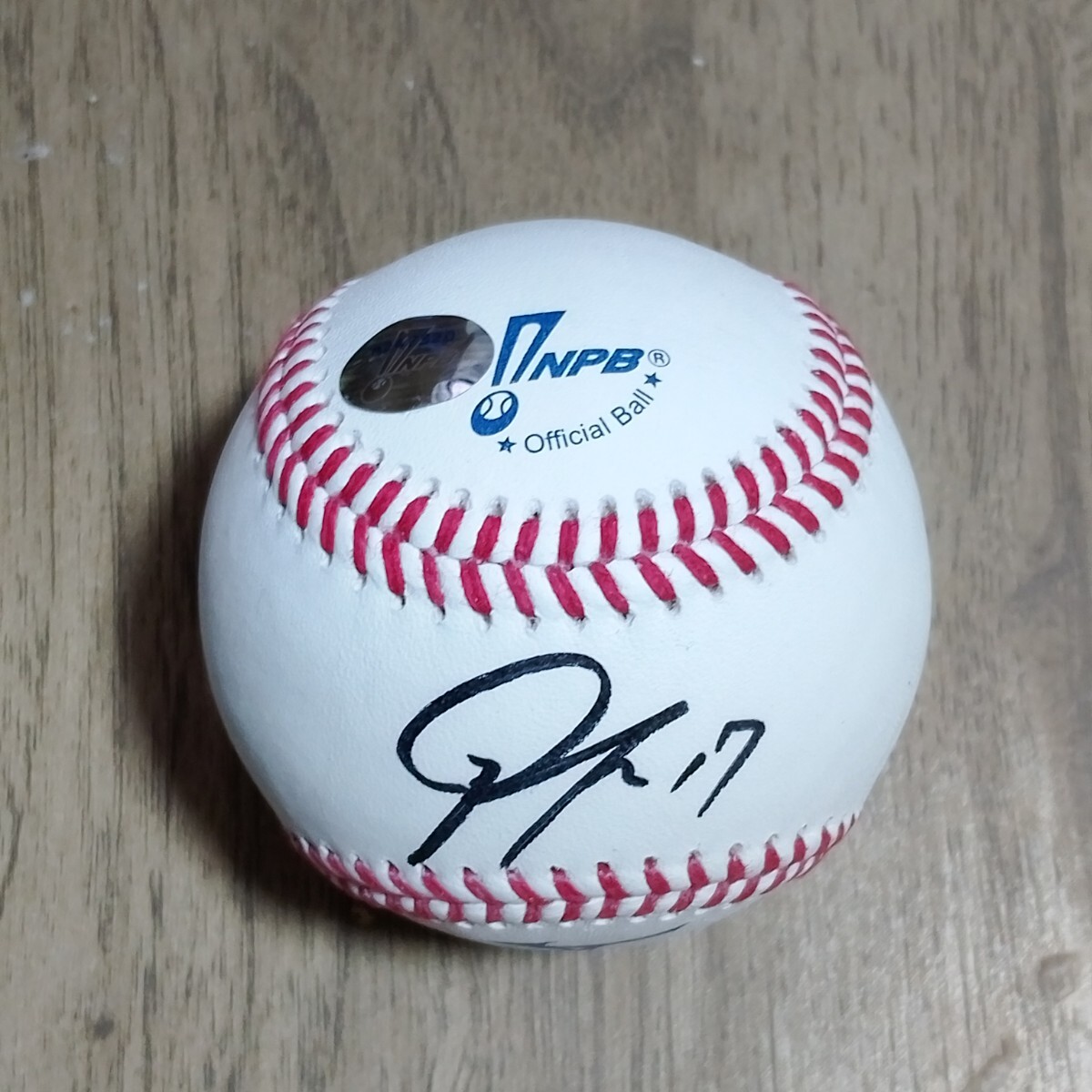 ドジャース 佐々木朗希 直筆サインボール ドジャース佐々木朗希直筆 サインボールNPB12球団統一球 証拠
