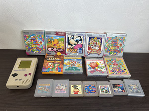 11422-017★Nintendo/ゲームボーイ/GAME BOY/本体/ソフト15点/おまとめ/DMG-01/G17777821/スーパーマリオランド/テトリスプラス/他多数★