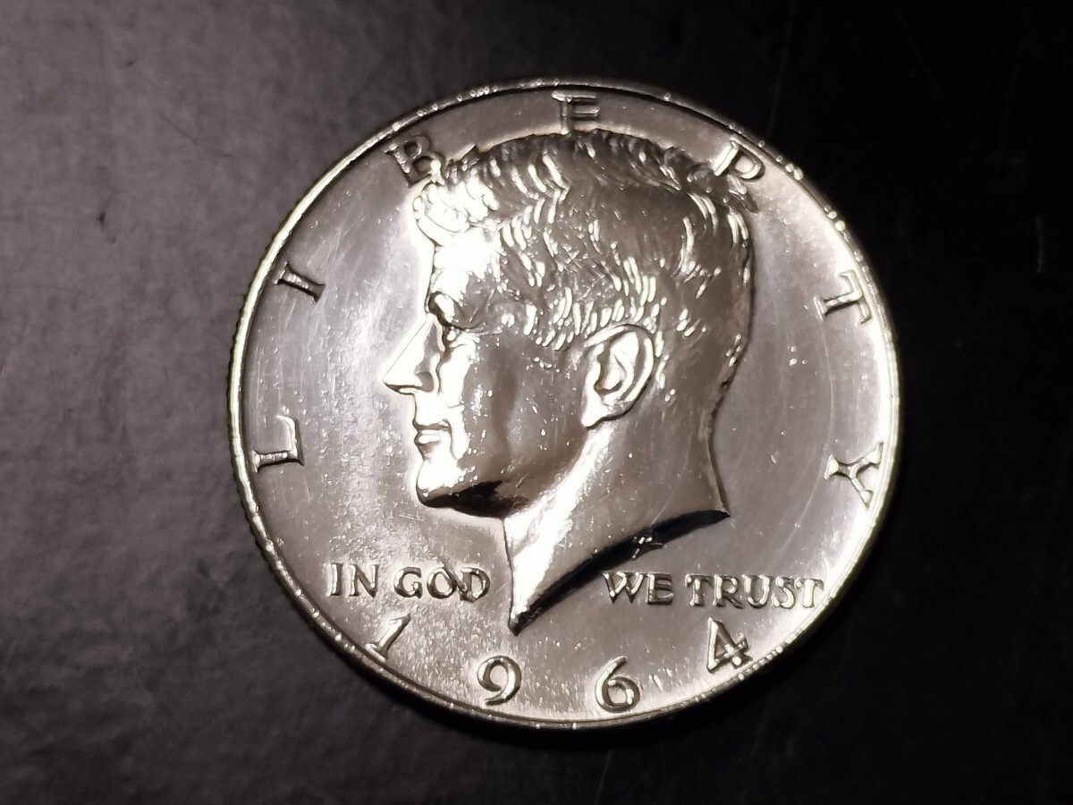 1964年製 ケネディハーフダラー 90%シルバー　プルーフ未使用 1964年 ケネディ・ハーフダラー – インポッシブルカンパニー