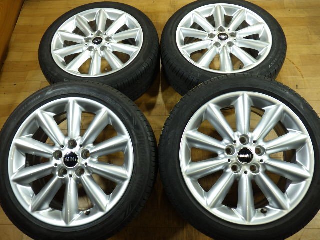 ミニクーパーF54 純正　シルバー アルミホイール 17インチ　1本 2025年最新】Yahoo!オークション -mini f54 ホイールの中古品