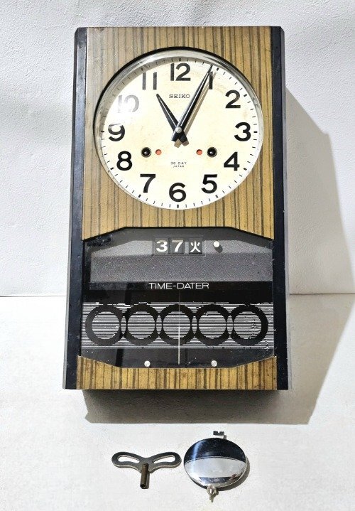 2025年最新】Yahoo!オークション -セイコー ゼンマイ時計(掛時計